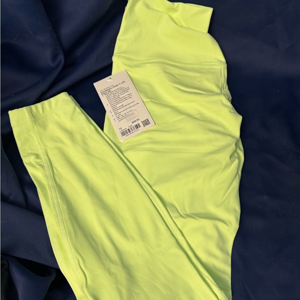 lululemon athletica Neon Yellow Leggings